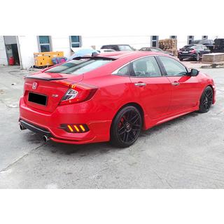 Sideskørter DPT V-3 (til lakering) Honda Civic Sedan X 2016–2021 foto 2