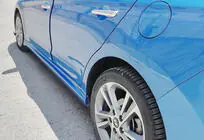 Hyundai Elantra (AD) 2015–2020 DPT sideskørter (blank sort) foto 1