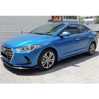 DPT sideskørter (blank sort) Hyundai Elantra (AD) 2015–2020 foto 4