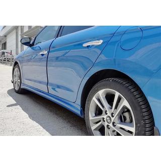 DPT sideskørter (blank sort) Hyundai Elantra (AD) 2015–2020 foto 3