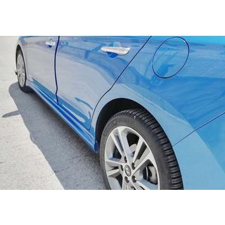 DPT sideskørter (blank sort) Hyundai Elantra (AD) 2015–2020 foto 1
