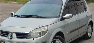 Renault Scenic/Grand 2003–2009 Vindueslister (4 stk., rustfrit stål) foto 5