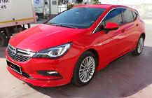 Opel Astra K 2016–2021 Sideskørter DPT V-1 (sort højglans) foto 1