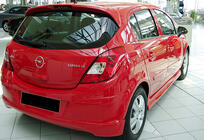 Opel Corsa D 2007–2014 Sideskørter DPT V-1 (sort højglans) foto 2