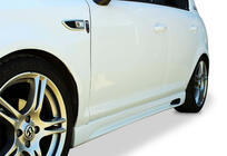 Opel Corsa D 2007–2014 Sideskørter DPT V-2 (blank sort) foto 1