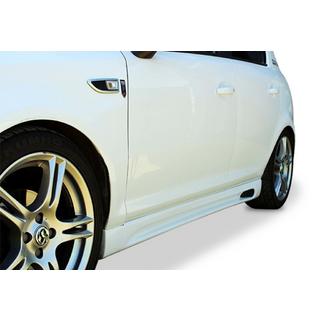 Sideskørter DPT V-2 (blank sort) Opel Corsa D 2007–2014 foto 1