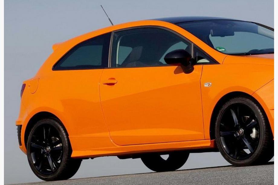 Seat Ibiza 2010–2017 Sideskørter DPT V-1 (Coupe, blank sort) Image
