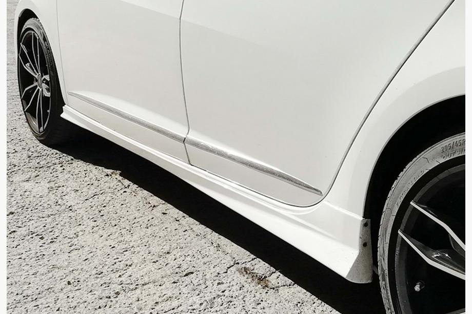 Seat Ibiza 2010–2017 Sideskørter DPT V-2 (blank sort) Image