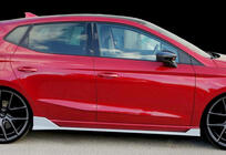 Seat Ibiza 2017– Sideskørter DPT V-2 (blank sort) foto 1