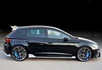 Seat Leon 2013–2020 Sideskørter DPT V-3 (2017-2020, sort højglans) foto 4