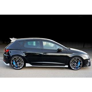 Sideskørter DPT V-3 (2017-2020, sort højglans) Seat Leon 2013–2020 foto 4