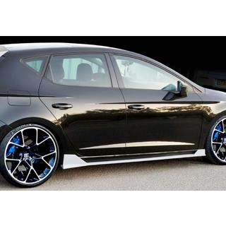 Sideskørter DPT V-3 (2017-2020, sort højglans) Seat Leon 2013–2020 foto 1