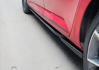 Seat Leon 2013–2020 Sideskørter DPT V-6 (blank sort) foto 1