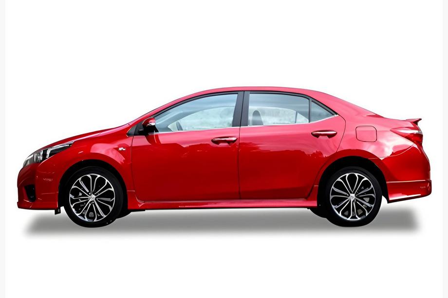 Toyota Corolla 2013–2019 DPT sideskørter (til lakering) Image