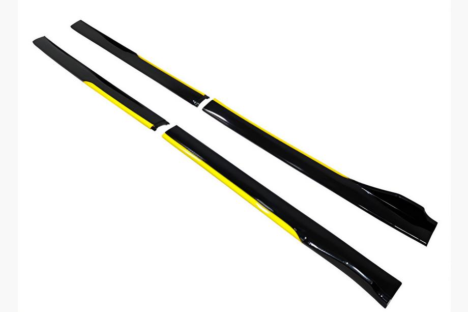 Universelle sideskørtelister Niken Yellow (ABS) (4 stk.) Foto 1