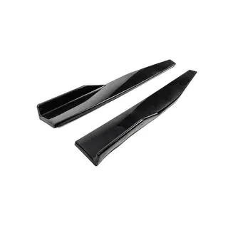 Universelle sideskørtelister DPT Aero Black (blank sort) foto 3
