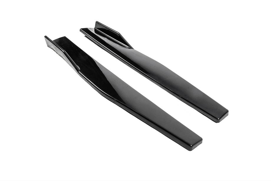 Universelle sideskørtelister DPT Aero Black (blank sort) Foto 5