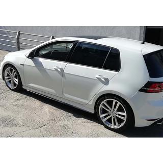 Sideskørter DPT V-2 (blank sort) Volkswagen Golf 7/E-Golf 2012–2020 foto 4