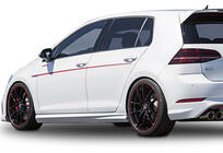 Volkswagen Golf 7/E-Golf 2012–2020 Sidedørsskørter DPT V-5 (sort højglans) foto 4