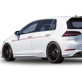 Sidedørsskørter DPT V-5 (sort højglans) Volkswagen Golf 7/E-Golf 2012–2020 foto 4