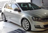 Volkswagen Golf 7/E-Golf 2012–2020 Sideskørter DPT V-9 (sort højglans) foto 3