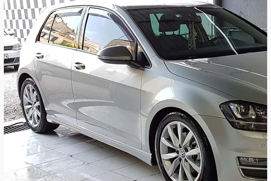 Volkswagen Golf 7/E-Golf 2012–2020 Sideskørter DPT V-9 (sort højglans) Image