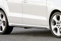 Volkswagen Polo 2010–2017 Sideskørter DPT V-2 (blank sort) foto 1
