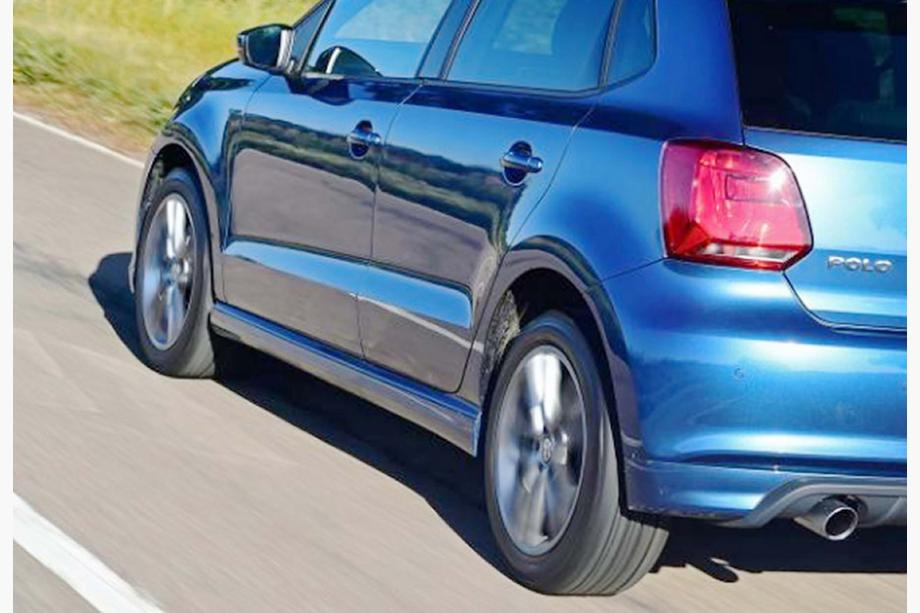 Volkswagen Polo 2010–2017 Sideskørter DPT V-3 (sort højglans) Image