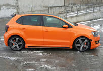 Volkswagen Polo 2010–2017 Sideskørter DPT V-4 (til lakering) foto 3