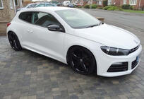 Volkswagen Scirocco 2008–2017 Sideskørter DPT V-1 (sort højglans) foto 2