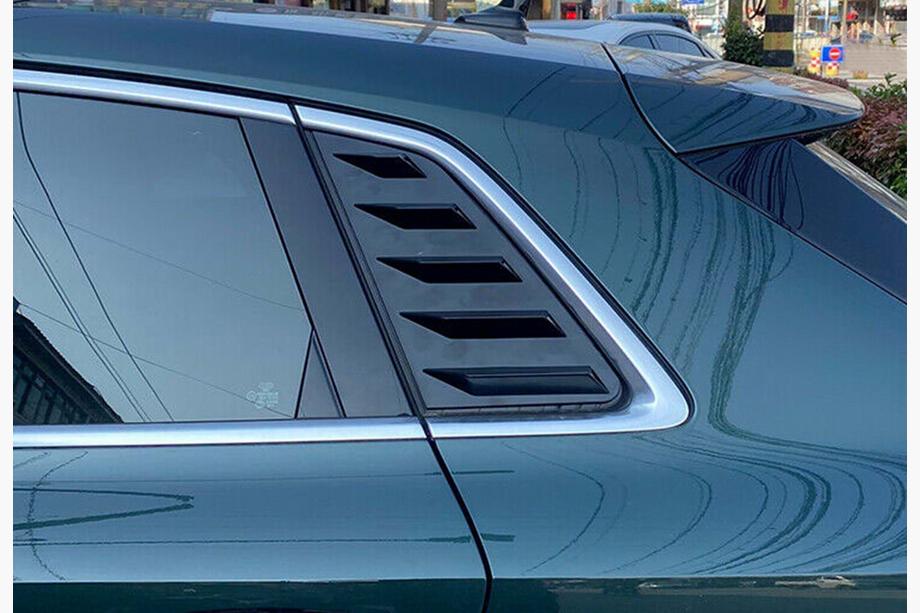 Audi A3 2012–2020 Afdækninger til bagerste sideruder DPT V-1 (sort højglans, 2 stk) Image