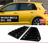 Volkswagen Golf 7/E-Golf 2012–2020 Bagrudeafdækninger DPT V-2 (sort højglans, 2 stk) foto 1
