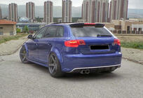 Audi A3 2003–2012 Spoiler DPT V-2 (2003-2008, højglans sort) foto 7
