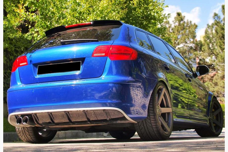 Audi A3 2003–2012 Spoiler DPT V-2 (2003-2008, højglans sort) Image