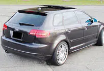 Audi A3 2003–2012 Spoiler DPT V-4 (højglans sort) foto 4