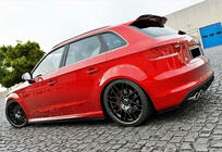 Audi A3 2012–2020 DPT V-1 spoiler (HB, blank højglans) foto 3