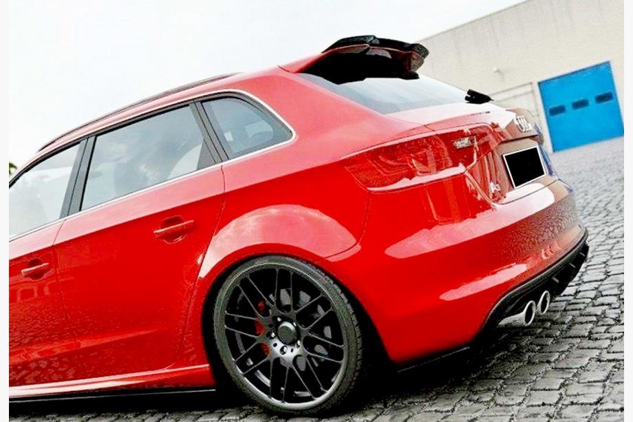 Audi A3 2012–2020 DPT V-1 spoiler (HB, blank højglans) Image