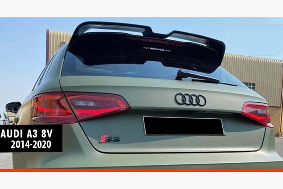 Audi A3 2012–2020 Spoiler DPT V-3 (hatchback, 5 døre, sort højglans) Image