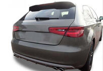 Audi A3 2012–2020 Spoiler DPT V-4 (2012-2016, blank højglans sort) foto 2
