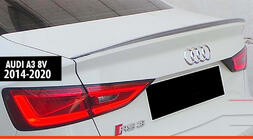Audi A3 2012–2020 DPT V-6 spoiler (2014-2020, sort højglans) foto 1