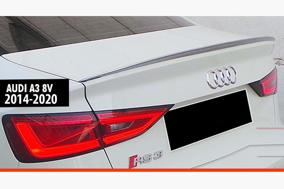 Audi A3 2012–2020 DPT V-6 spoiler (2014-2020, sort højglans) Image