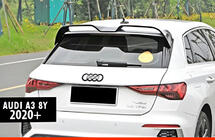 Audi A3 2020– DPT V-2 spoiler (HB, blank højglans sort) foto 1
