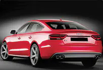 Audi A5 2007–2015 Spoiler DPT V-2 (til Sedan, blank sort) foto 3