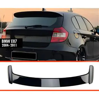 DPT spoiler (til E81/E87, sort højglans) foto 1