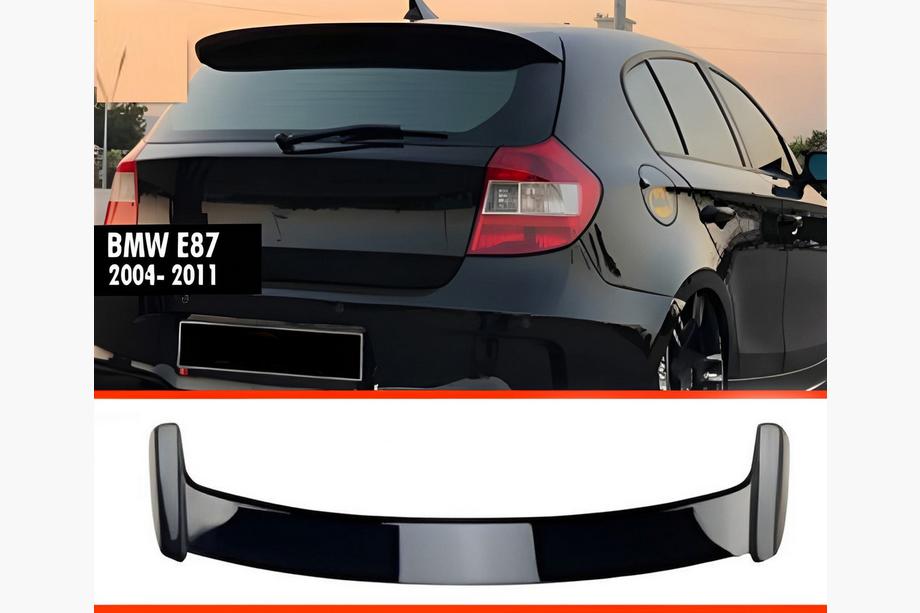 BMW 1-serie E81/E82/E87/E88 2004–2011 DPT spoiler (til E81/E87, sort højglans) Image
