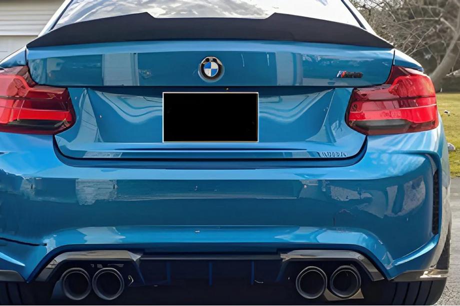 BMW 2-serie F22/F23 2014–2021 PSM-style spoiler (til F22, sort højglans) Image