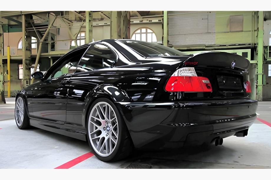 BMW 3-serie E46 1998–2006 CSL-stil spoiler (til Coupe, blank sort) Image