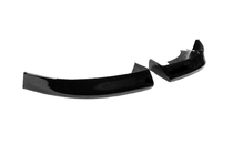 BMW 3-serie E46 1998–2006 Frontspoilerlæbe til forreste kofanger Flap DPT (sort højglans) foto 5