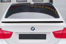 BMW 3-serie E90/E91 2005–2011 M3-Style spoiler (til E90, blank sort) foto 4
