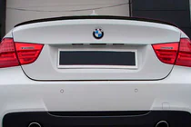 BMW 3-serie E90/E91 2005–2011 M3-Style spoiler (til E90, blank sort) foto 3